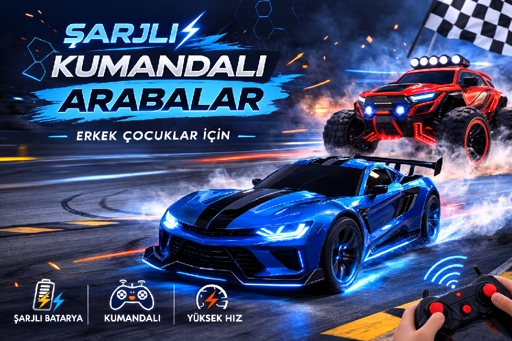 şarjlı kumandalı arabalar